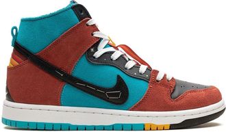 Nike x Diorr Greenwood SB Dunk High sneakers - unisex - Leather - 8.5 - Blue