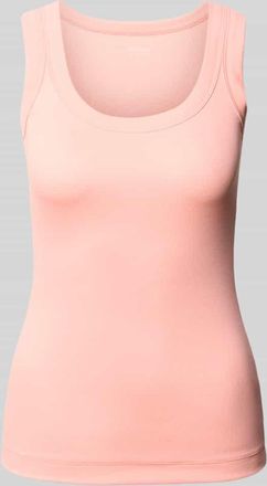 Marc Cain Tanktop in Ripp-Optik mit Rundhalsausschnitt in Pink, Gr&ouml;&szlig;e 34