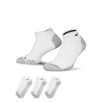 Nike Unisex Everyday Max Cushioned Training No-Show Socks (3 Pairs) in White | SX6964-100