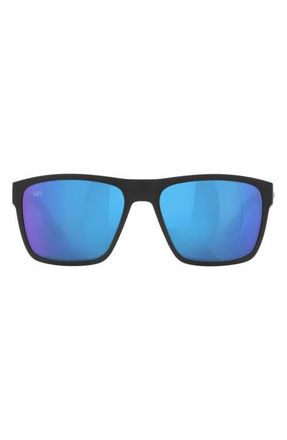 Costa Paunch XL 59mm Square Sunglasses in Matte Black at Nordstrom