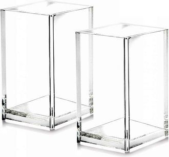 OEM Portal&aacute;pices De Acr&iacute;lico Transparente - Organizador De Escritorio Moderno - 2 Piezas