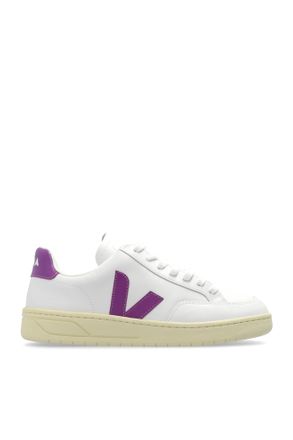 Veja Sports Shoes V-12 Leather, Womens, White