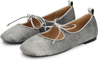 Kazar Schoenen, Dames, Grijs, 40 EU, Leer, KS Avril Ballerinas
