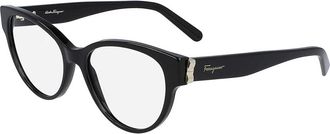 Ferragamo Brillen - Dames - Brillen - Zwart - 53 MM - Accessoires