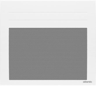 Atlantic Soliusneo Estufa El&eacute;ctrica Radiante Horizontal 1000 W, Panel De Control Digital