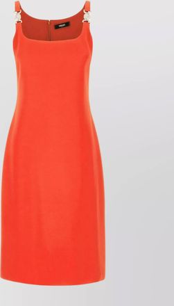 Versace stretch viscose midi dress