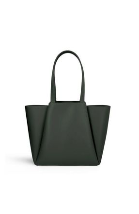 Kaai Pyramid Leather Tote Bag in Forest Green at Nordstrom