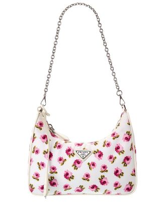 Prada Re-Edition 2005 Tessuto & Leather Hobo Bag