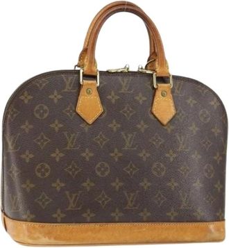 Louis Vuitton Pre-owned Handbags, female, Brown, Size: ONE SIZE Pre-owned Canvas Handbag