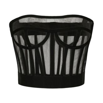 Dolce & Gabbana Dames, Tops, Zwart, Maat: L