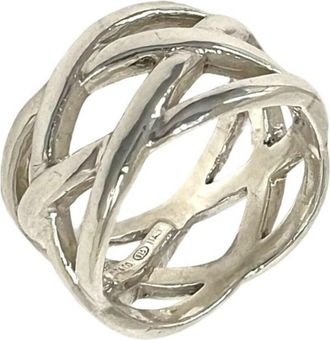 Tiffany & Co. Silver Silver 925 Band Ring (Pre-Owned)