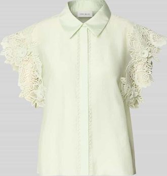 Copenhagen Muse Regular Fit Bluse mit Spitzenbesatz Modell MOLLY in Lind, Gr&ouml;&szlig;e XL