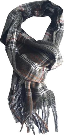 Timberland Quadri Check Acrilico Sjaal - Dames - Wintersjaals - Groen - ONE Size - Accessoires