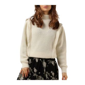 Levete Room Truien & Vesten, Dames, Wit, M, Kalima Pullover Sweater