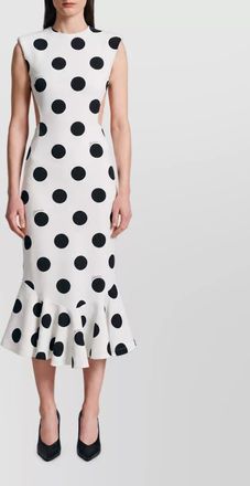 Jacquemus printed slim-fit open-back midi dress