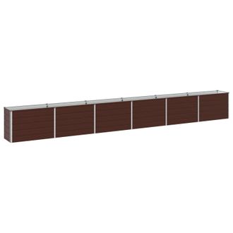 vidaXL Cama De Jard&iacute;n Elevada Marr&oacute;n 480 X 40 X 55 Cm Vidaxl