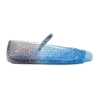 Jimmy Choo London Dames, Schoenen, Blauw, Maat: 37 EU Zijde