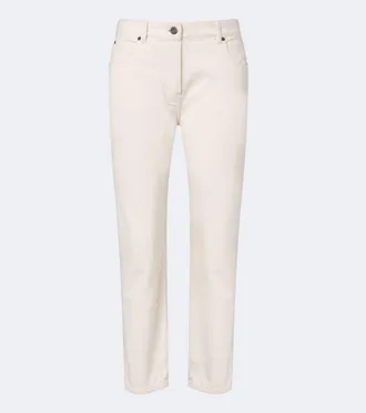 The Row Riaco mid-rise straight jeans