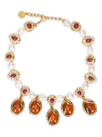 Roberto Cavalli Collana con topazio - Oro