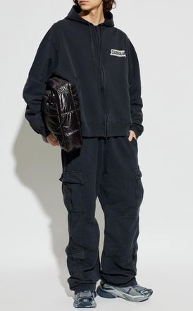 Balenciaga Sweatshirt With Logo, Mens, Black