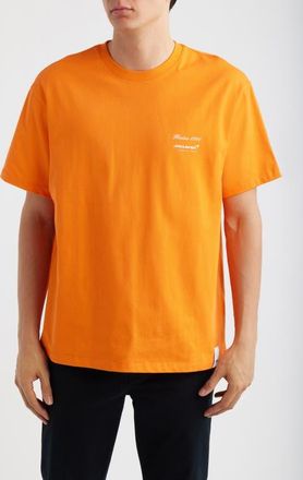 Reiss x McLaren Cotton T-Shirt in Papaya Orange at Nordstrom, Size Xx-Large