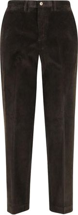 BRIGLIA 1949 corduroy trousers - Brown