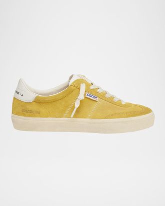 Golden Goose Soul Star Suede Low-Top Sneakers