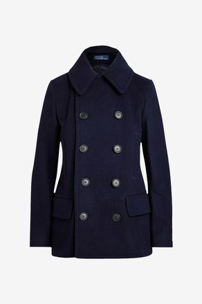 Polo Ralph Lauren Schmale Cabanjacke aus Wolle und Kaschmir