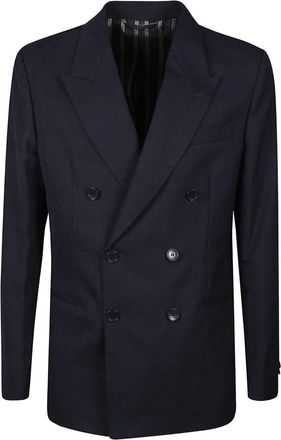 Etro Blazer met dubbele rij knopen - Blauw