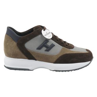 Hogan Sneakers, male, Brown, Size: 6 1/2 US Interactive H3D Sneakers