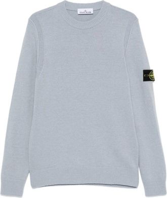 Stone Island Round-neck Truien - Heren - Ronde hals truien - Grijs - L - Truien & Vesten