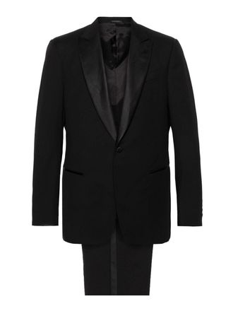 Giorgio Armani Black wool suit