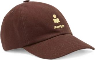 Isabel Marant Tomas Cap - Dames - Petten - Bruin - 57 CM - Katoen - Accessoires