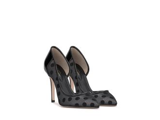 Jessica Simpson Prizma 8-P High Womens Heels Black : 5 M, Leather/Rubber