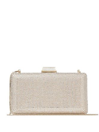Jimmy Choo London Clutch Clemmie con decorazione - Toni neutri