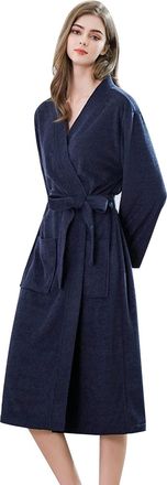 Generic Fleece Dressing Gowns For Women Uk No Hood, Long Dressing Gowns For Women Uk Lightweight Dressing Gown Housecoat Bathrobes Women Nightwear Loungewear 