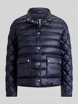 Lauren Ralph Lauren Regular Fit Steppjacke mit aufgesetzten Taschen in Marine, Gr&ouml;&szlig;e XL