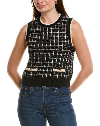 Ellen Tracy Boucle Vest