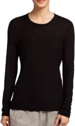 James Perse Tops, Dames, Zwart, XS, T-Shirts