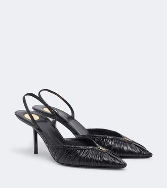 Saint Laurent Salones destalonados Folie Cassandre de piel