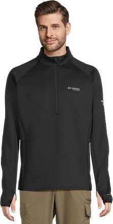 Columbia Crystal Leaf Omni-Heat Helix Half Zip Mens Sweatshirt Black : 2XL, Elastane/Polyester