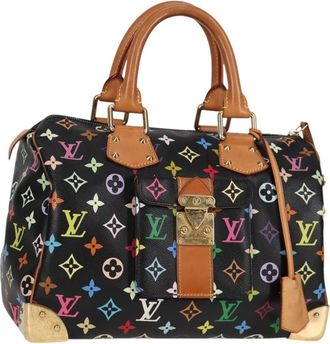 Louis Vuitton Speedy Handbag Monogram Multicolor Multicolour Canvas Bag (Pre-Owned)