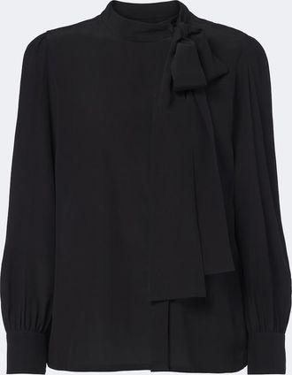 Gucci Blusa in cr&ecirc;pe de chine di seta