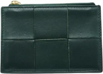 Bottega Veneta Pre-owned Wallets, male, Green, Size: ONE SIZE Pre-owned Card wallet