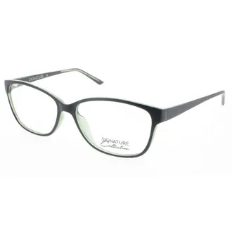 Signature Unisex Black Rectangular Eyeglass Frames Pn504Blk52