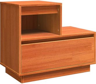 vidaXL Vidaxl - Bedside Cabinet Wax brown 60 x 34 x 51 cm Solid pinewood