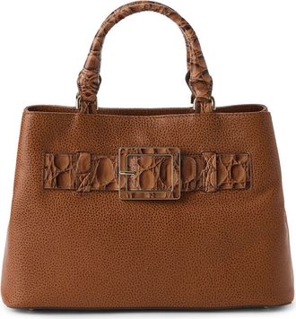 Brahmin Small Denise Leather Satchel in Cinnamon at Nordstrom