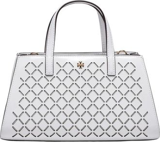 Tory Burch Tory Burch, Handbags, female, White, Size: ONE SIZE Emerson Perforated Mini Bag