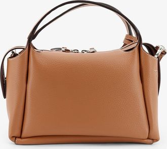 Tod's Womens Crossbody Bag Apa Leather Brown Shoulder