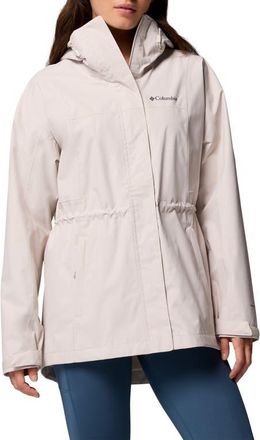 Columbia Hikebound II Long Waterproof Jacket in Dark Stone at Nordstrom, Size Xx-Large
